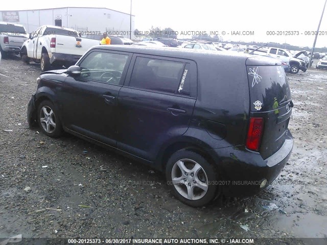 JTLKE50E581036294 - 2008 TOYOTA SCION XB შავი ფოტო 3