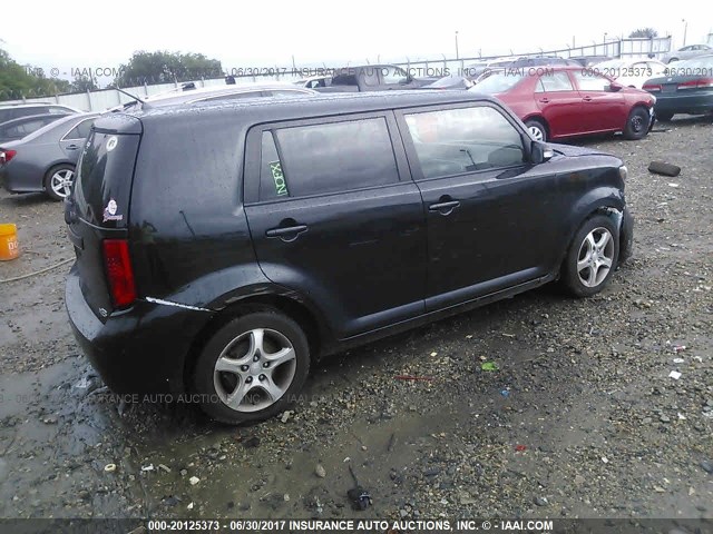 JTLKE50E581036294 - 2008 TOYOTA SCION XB შავი ფოტო 4