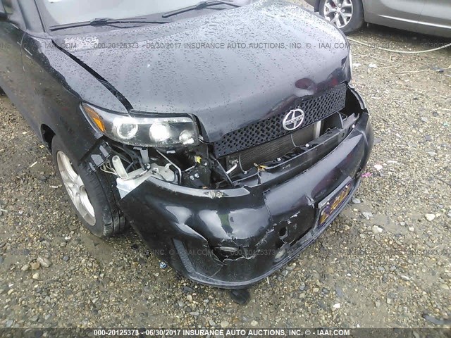 JTLKE50E581036294 - 2008 TOYOTA SCION XB შავი ფოტო 6