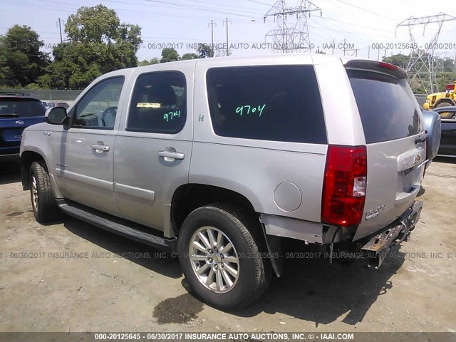 1GNFK135X9R101838 - 2009 CHEVROLET TAHOE HYBRID BEIGE photo 3