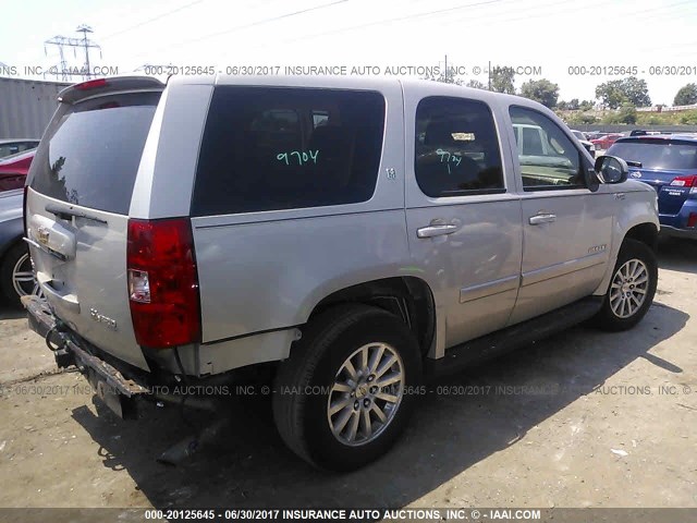 1GNFK135X9R101838 - 2009 CHEVROLET TAHOE HYBRID BEIGE photo 4