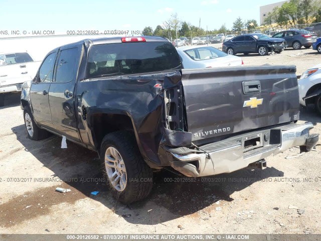 3GCUKREC0FG459231 - 2015 CHEVROLET SILVERADO K1500 LT GRAY photo 3