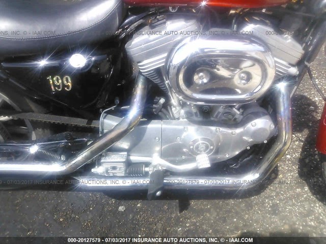 1HD4CAM10XK130309 - 1999 HARLEY-DAVIDSON XL883 ORANGE photo 8