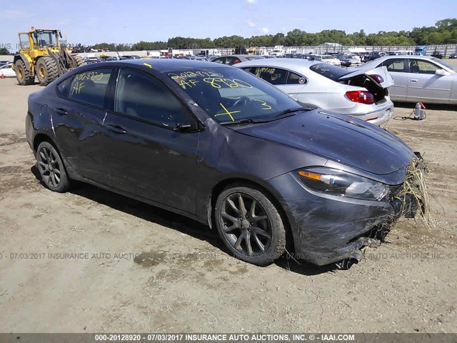 1C3CDFBB9FD404391 - 2015 DODGE DART SXT GRAY photo 1