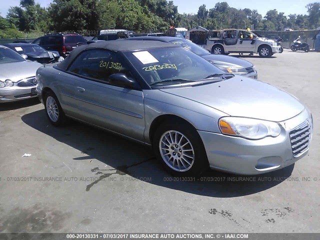 1C3EL55R35N521505 - 2005 CHRYSLER SEBRING TOURING SILVER photo 1