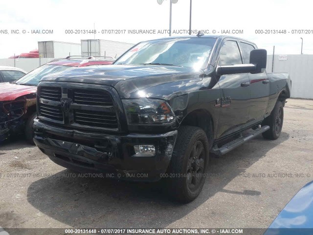 3C6UR5DL6GG252552 - 2016 RAM 2500 SLT BLACK photo 2