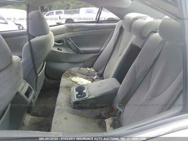 4T1BE46K19U412584 - 2009 TOYOTA CAMRY SE/LE/XLE SILVER photo 8