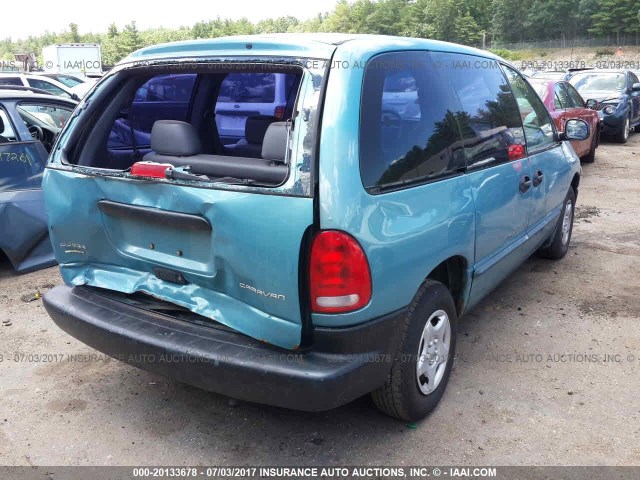 2B4GP25R4XR273047 - 1999 DODGE CARAVAN Light Blue photo 4