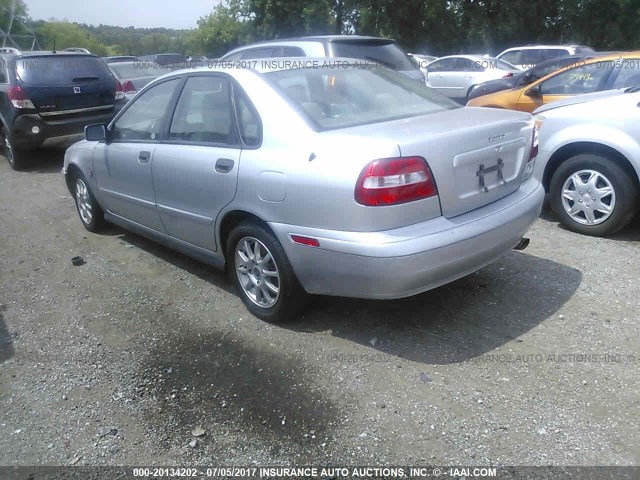 YV1VS27504F093709 - 2004 VOLVO S40 1.9T SILVER photo 3