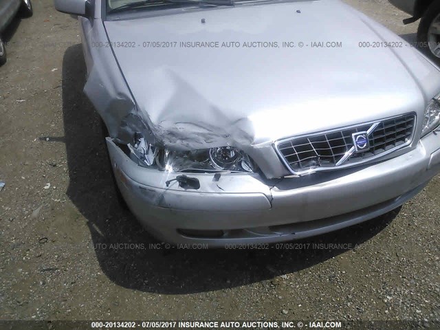 YV1VS27504F093709 - 2004 VOLVO S40 1.9T SILVER photo 6