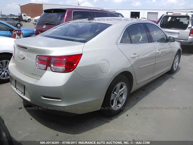 1G11B5SL8EF241708 - 2014 CHEVROLET MALIBU LS 米色 照片 4