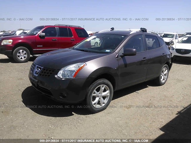 JN8AS58V58W103813 - 2008 NISSAN ROGUE S/SL Pewter photo 2