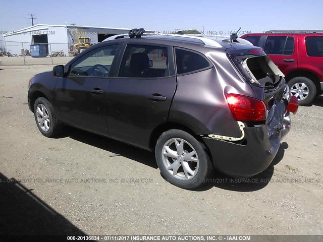 JN8AS58V58W103813 - 2008 NISSAN ROGUE S/SL Pewter photo 3