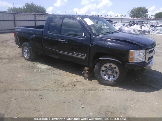 1GCRCREA9BZ372147 - 2011 CHEVROLET SILVERADO C1500  LS BLACK photo 1