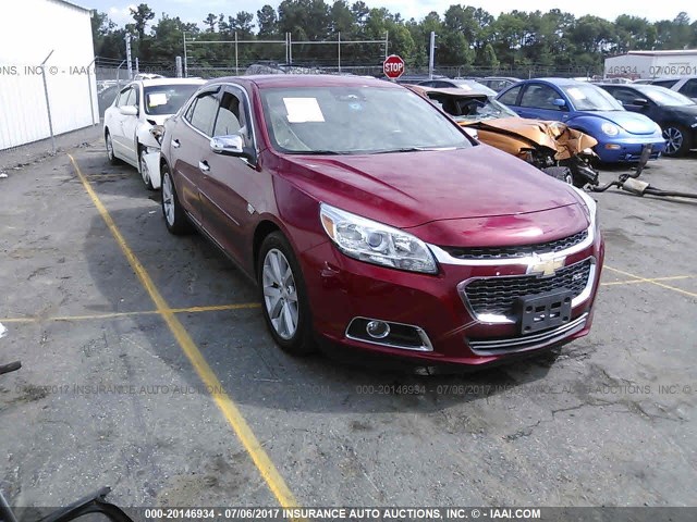 1G11G5SX8EF195785 - 2014 CHEVROLET MALIBU 3LT 红色 照片 1