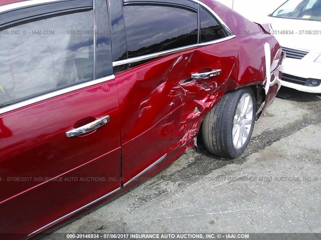 1G11G5SX8EF195785 - 2014 CHEVROLET MALIBU 3LT 红色 照片 6