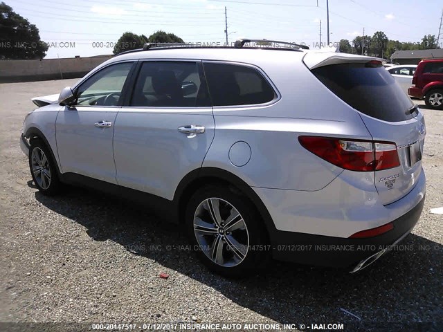 KM8SN4HF7GU162832 - 2016 HYUNDAI SANTA FE SE/LIMITED SILVER photo 3