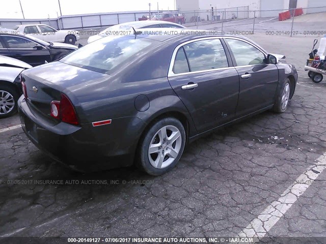 1G1ZA5E19BF345801 - 2011 CHEVROLET MALIBU LS 灰色 照片 4