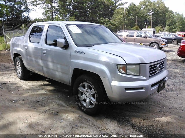 2HJYK16466H552356 - 2006 HONDA RIDGELINE RTS SILVER photo 1