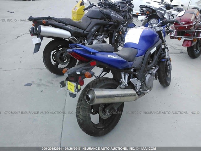 JS1VP53A252105647 - 2005 SUZUKI SV650 BLUE photo 4