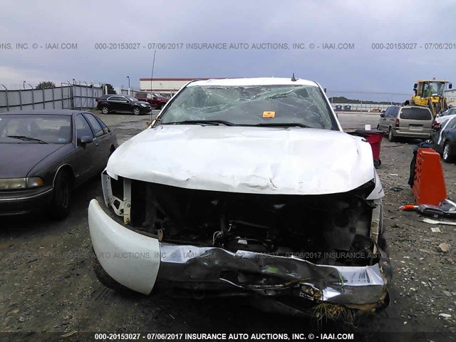 3GCPKREA5BG294556 - 2011 CHEVROLET SILVERADO K1500 LS WHITE photo 6