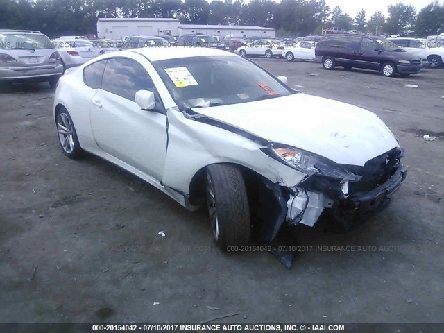 KMHHT6KD7BU061611 - 2011 HYUNDAI GENESIS COUPE 2.0T WHITE photo 1