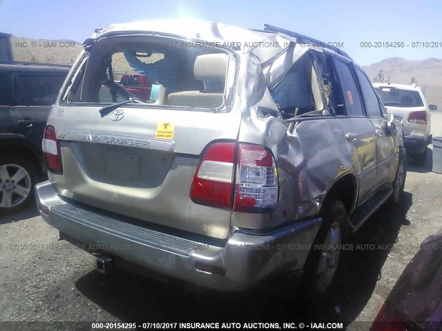 JTEHT05J472113424 - 2007 TOYOTA LAND CRUISER  GOLD photo 4