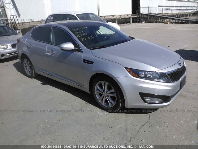 5XXGN4A73CG084868 - 2012 KIA OPTIMA EX SILVER photo 1