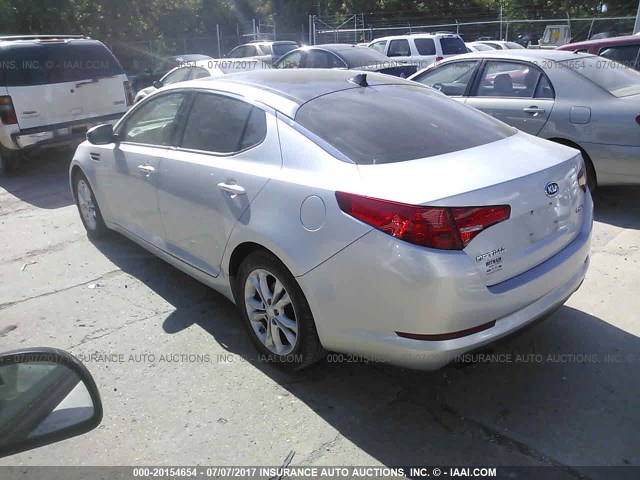 5XXGN4A73CG084868 - 2012 KIA OPTIMA EX SILVER photo 3