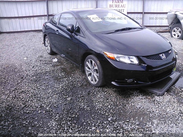 2HGFG4A53CH706646 - 2012 HONDA CIVIC SI BLACK photo 1