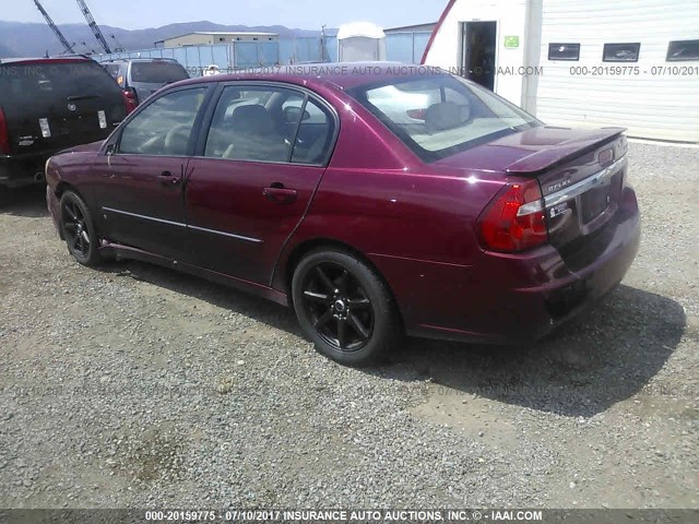 1G1ZU538X6F231058 - 2006 CHEVROLET MALIBU LTZ 红色 照片 3