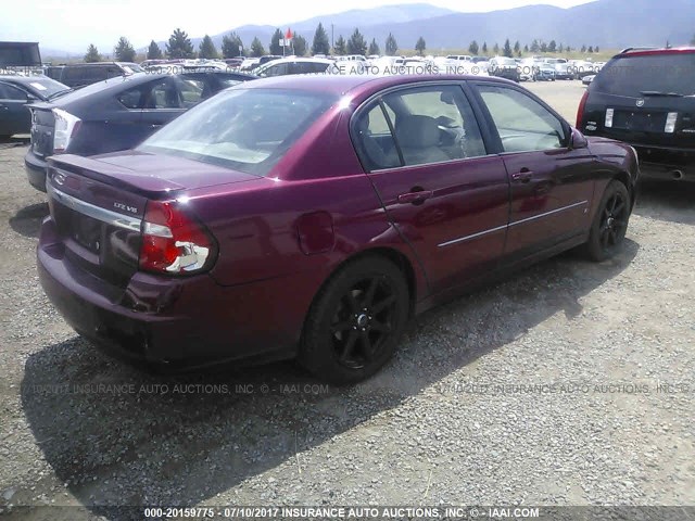 1G1ZU538X6F231058 - 2006 CHEVROLET MALIBU LTZ 红色 照片 4
