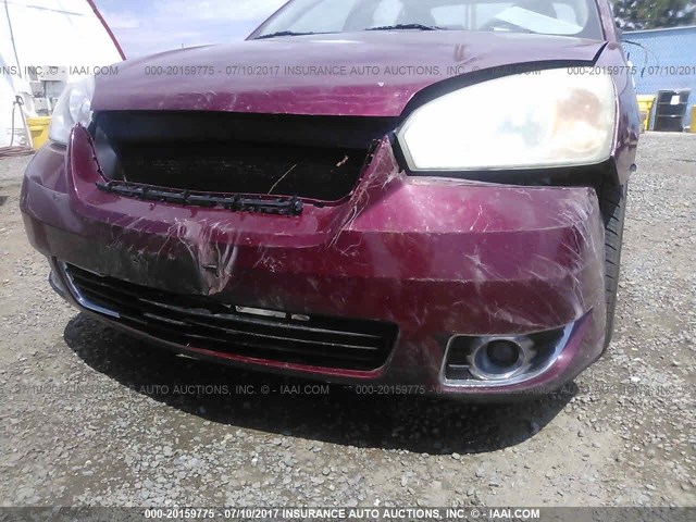 1G1ZU538X6F231058 - 2006 CHEVROLET MALIBU LTZ 红色 照片 6
