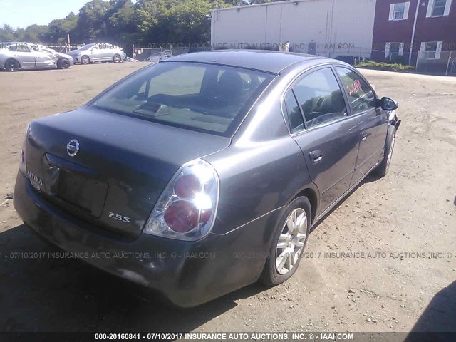 1N4AL11D36N458250 - 2006 NISSAN ALTIMA S/SL GRAY photo 4