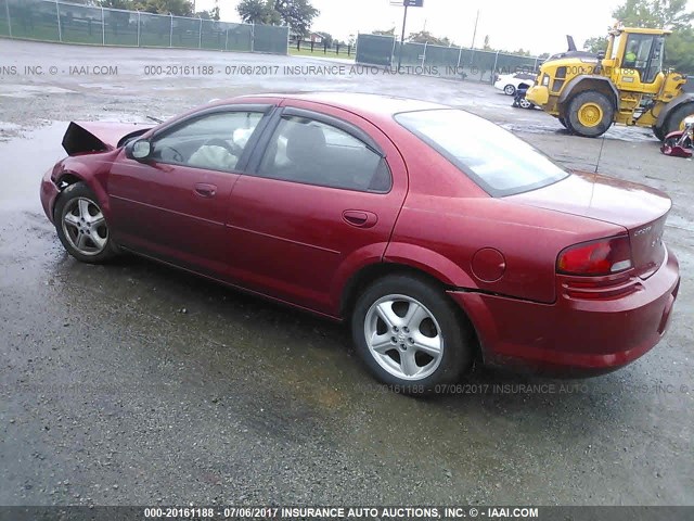 1B3EL46X86N198672 - 2006 DODGE STRATUS SXT RED photo 3