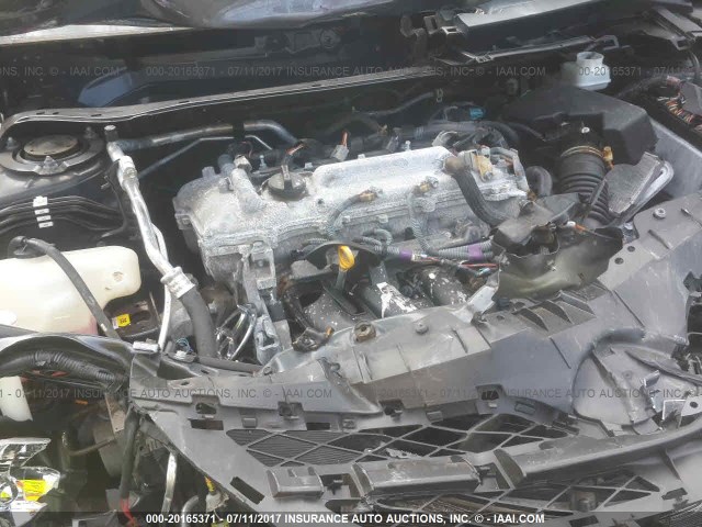 2T1BU4EE0CC841299 - 2012 TOYOTA COROLLA S/LE GRAY photo 10