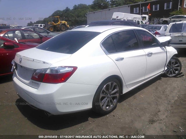 1HGCR2F50FA044957 - 2015 HONDA ACCORD SPORT 白色 照片 4
