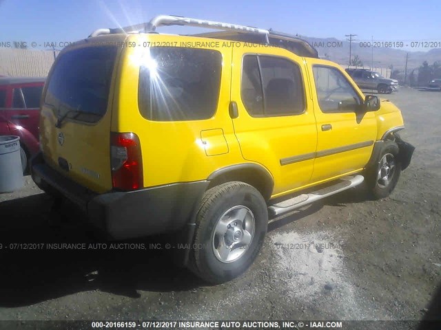 5N1ED28Y53C658332 - 2003 NISSAN XTERRA XE/SE YELLOW photo 4