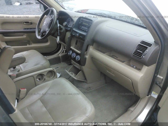 JHLRD78996C007899 - 2006 HONDA CR-V SE/EX GOLD photo 5