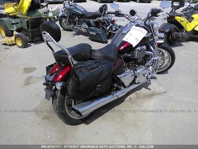 SMTB01TL6EJ618026 - 2014 TRIUMPH MOTORCYCLE THUNDERBIRD ABS RED photo 4