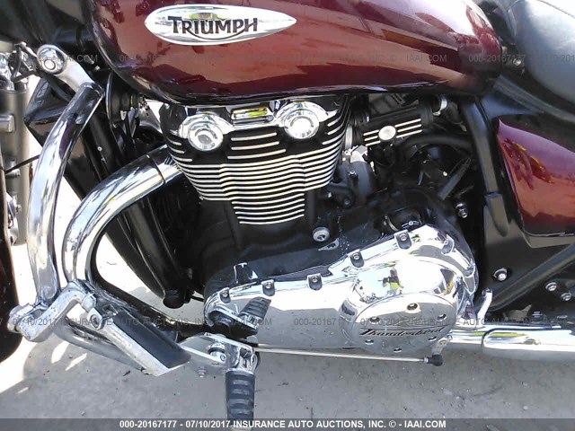 SMTB01TL6EJ618026 - 2014 TRIUMPH MOTORCYCLE THUNDERBIRD ABS RED photo 9