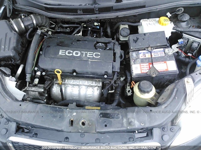 KL1TD66E59B304800 - 2009 CHEVROLET AVEO LS/LT 黑色 照片 10