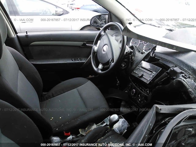 KL1TD66E59B304800 - 2009 CHEVROLET AVEO LS/LT 黑色 照片 5