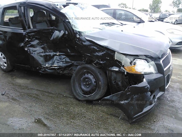 KL1TD66E59B304800 - 2009 CHEVROLET AVEO LS/LT 黑色 照片 6