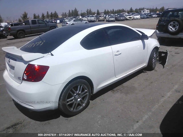 JTKDE177660122066 - 2006 TOYOTA SCION TC 白色 照片 4