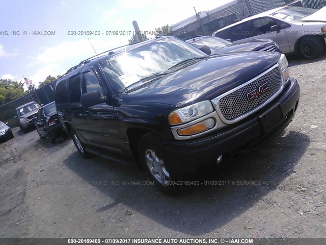 1GKFK66U84J278313 - 2004 GMC YUKON XL DENALI BLACK photo 1