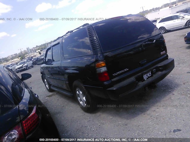 1GKFK66U84J278313 - 2004 GMC YUKON XL DENALI BLACK photo 3