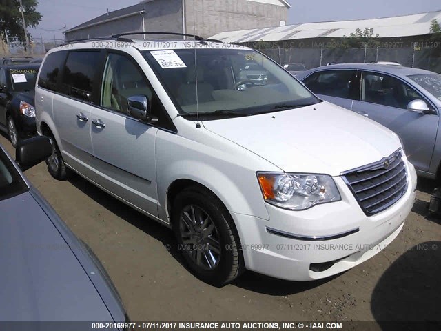 2A4RR7DX3AR494112 - 2010 CHRYSLER TOWN & COUNTRY LIMITED WHITE photo 1
