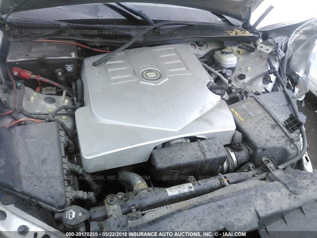 1G6DM57T270176211 - 2007 CADILLAC CTS GRAY photo 10