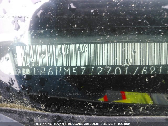 1G6DM57T270176211 - 2007 CADILLAC CTS GRAY photo 9